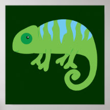 Caméléon Posters
