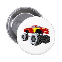 Camion de monstre badges avec agrafe