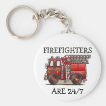 Camion de pompiers Keychain FA# d'échelle Porte-clés