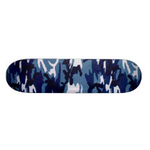 Camo bleu plateau de skate