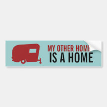Camper - mein anderes Zuhause - Reise-Anhänger-Spa Autosticker