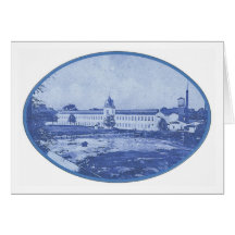 Camperdown Blau Notecard Karten