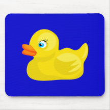 Canard en caoutchouc jaune tapis de souris
