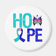 Cancer de la thyroïde d'espoir aimants