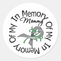 Cancer du cerveau dans la mémoire de ma maman adhésif
