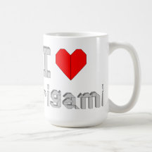 Canette « I Love Pliage " Tasses