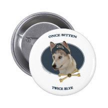 Capitaine Blye Ausky Dog Badge Avec Épingle