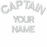 Capitaine brodé par coutume Template Vestes De Sport Brodées