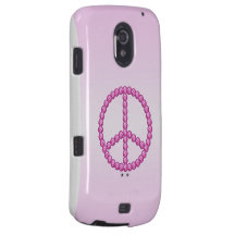 Carleighs rosa FriedenBling Galaxie-Verbindungs-Fa Samsung Galaxy Nexus Cover