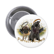 Carlins parfaits d'ange badge