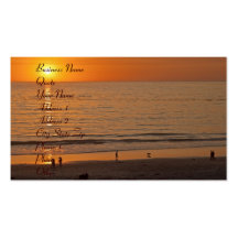 Carmel, CA-Sonnenuntergang-Visitenkarte