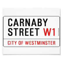 Carnaby Straße Photo Druck