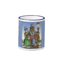 Caroling Cryptids Becher Kaffee Haferl