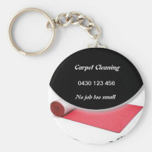 carpet_cleaning Knopf Keychain Schlüsselband