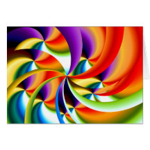 Carte abstraite colorée de conception