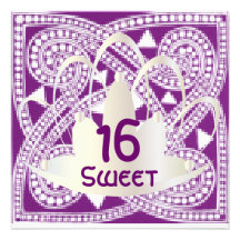 Carte blanche pourpre celtique d'invitation de swe