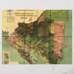 Carte de 1898 fonctionnaires du Nicaragua Prospectus