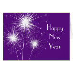 Carte de bonne année (pourpre)