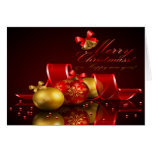 Carte de Joyeux Noël et de bonne année