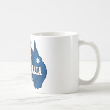 Carte de l'Australie Tasses À Café
