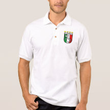 carte de l'Italie de drapeau de l'Italie de boucli T-shirt