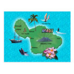 Carte de Maui Carte Postale