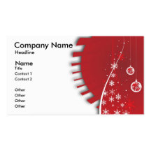 Carte de Noël Cartes De Visite Personnelles