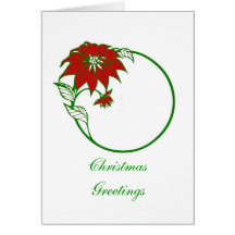 Carte de Noël de guirlande