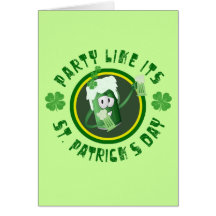 Carte de partie du jour de St Patrick