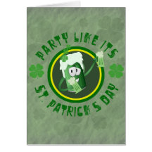 Carte de partie du jour de St Patrick