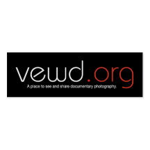 Carte de photographe de médias de Vewd - maigre Cartes De Visite Professionnelles