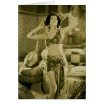 Carte de Sterevoview de beauté d'ère de cinéma mue
