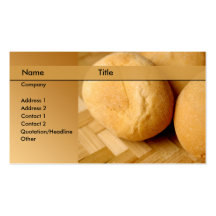 carte de visite de boulangerie/brasserie