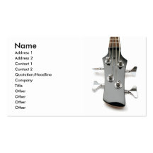 Carte de visite de guitare