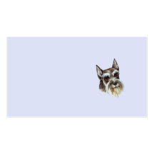 Carte de visite de Schnauzer miniature