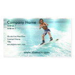Carte de visite de Wakeboarding d'enfant