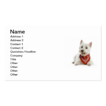 Carte de visite de Westie
