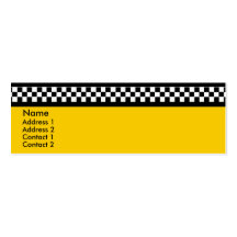 Carte de visite jaune #2 de cabine