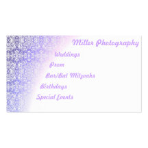 Carte de visite lilas de gradient