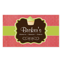 Carte de visite mignon et de WhimsicalBakery