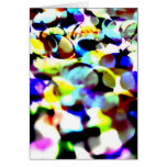 Carte de voeux verticale d'abstraction