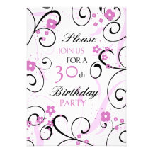 Carte d'invitation de fête d'anniversaire de remou
