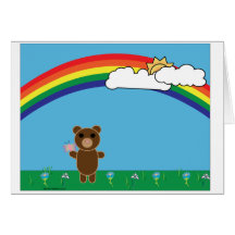 Carte mignonne d'ours