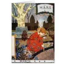 Carte :  Mois de mars - Mars