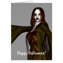 Carte morte de marche de Halloween Lilith