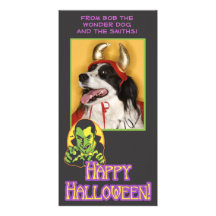 Carte photo de Halloween de vampire Cartes De Vœux Avec Photo