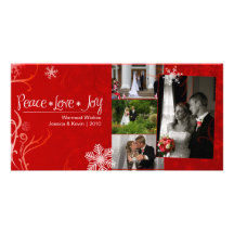 Carte photo de Noël de vacances Photocarte Customisée