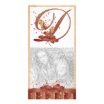 Carte photo du monogramme D de thanksgiving Cartes De Vœux Avec Photo