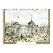 Carte postale 1900 victorienne de Marche Palais de