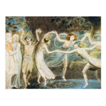 Carte postale de fées de danse
